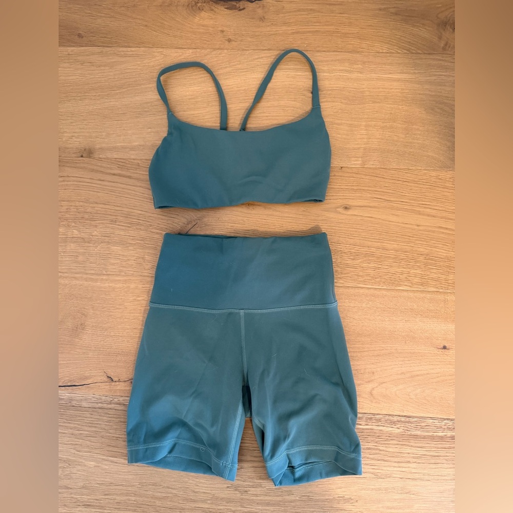 Lululemon Sports Bra and Shorts Set
